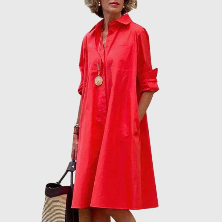 Paige | Vestido Mini Elegante con Bolsillos