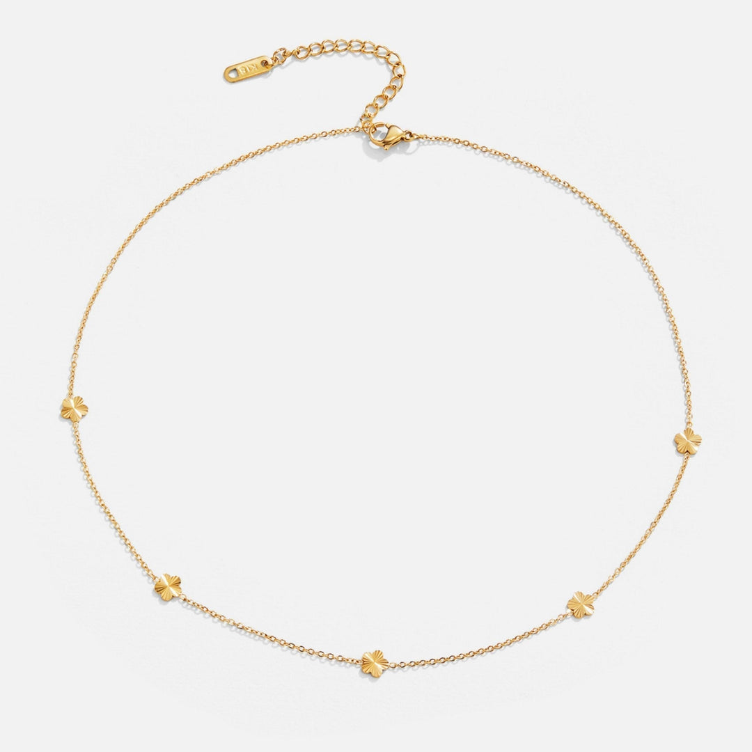 Collar de cadena de oro Blumen Power