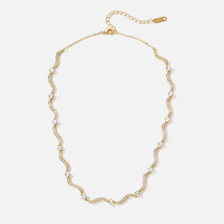Collar de Ondas de Cristal Freya