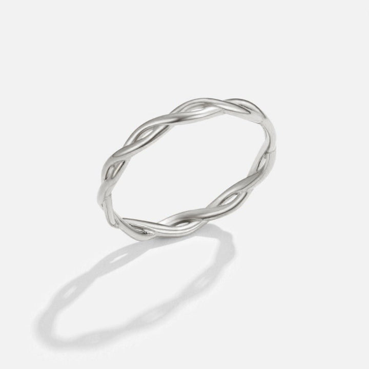 Anillo Giratorio de Plata 18K Infinidad