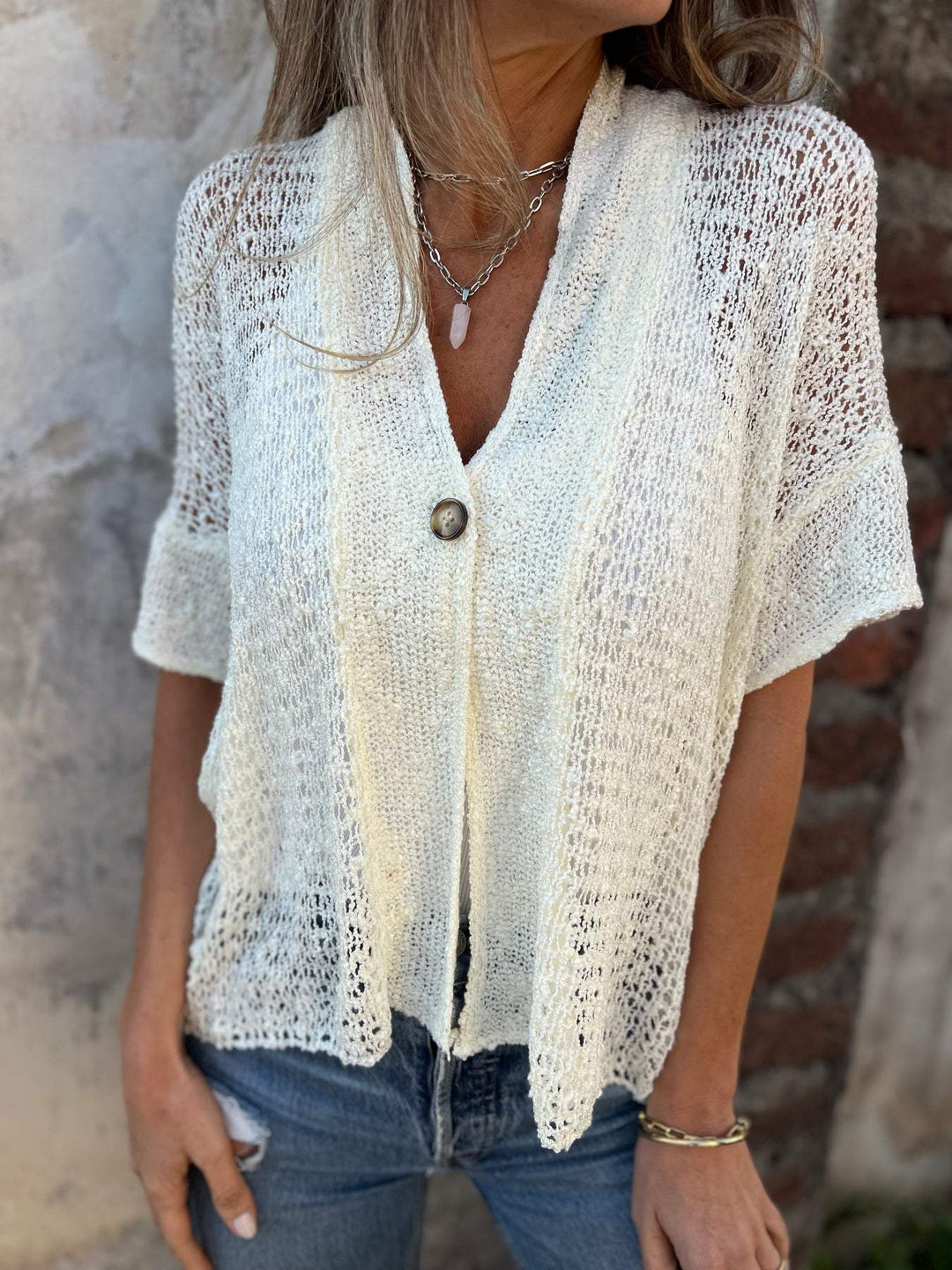 Aya - Hermosa blusa de verano bordada
