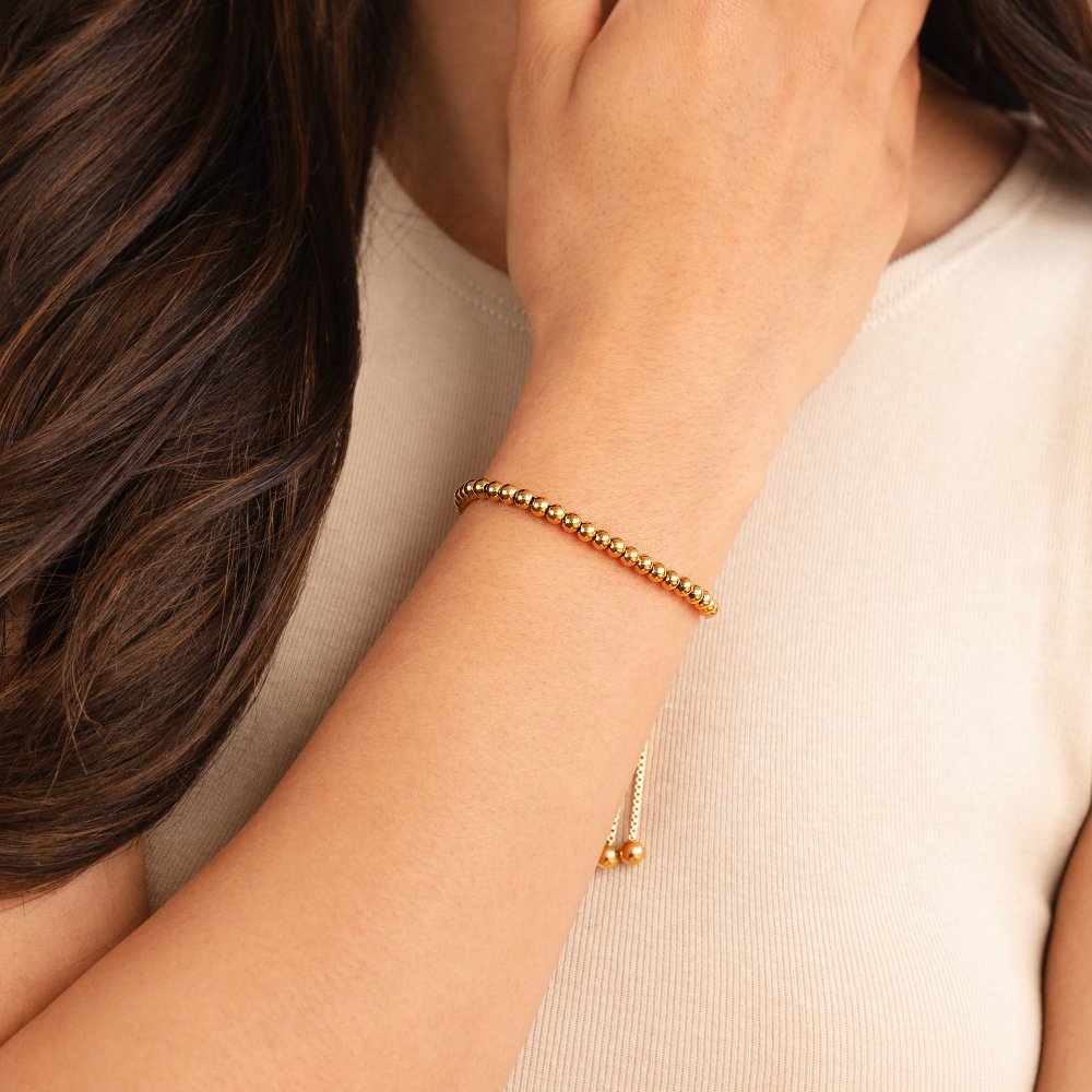 Pulsera de perlas Nila de oro