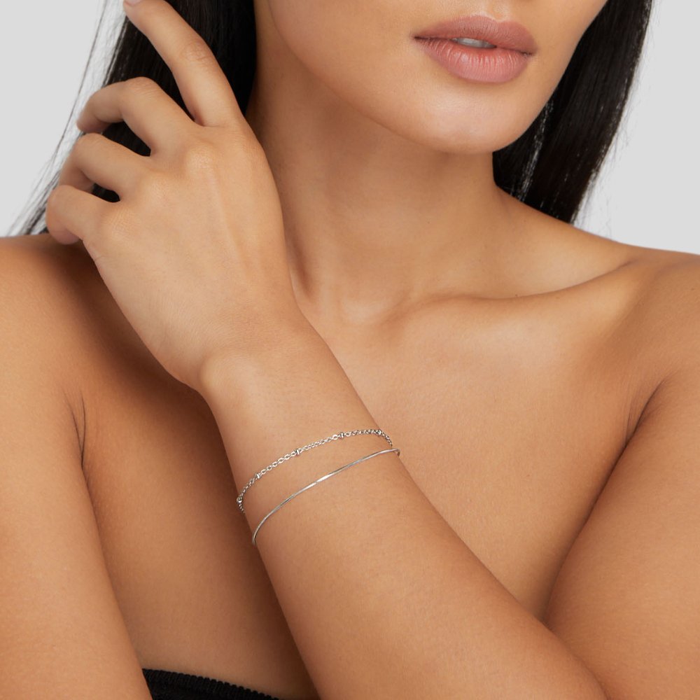 Pulsera de capas Pia Silber