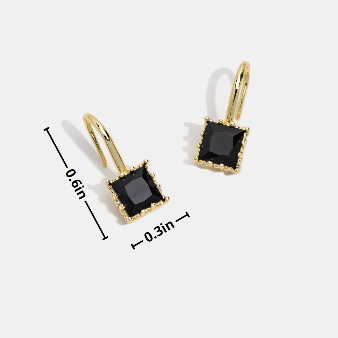 Pendientes de Gota de Cristal Maravilloso