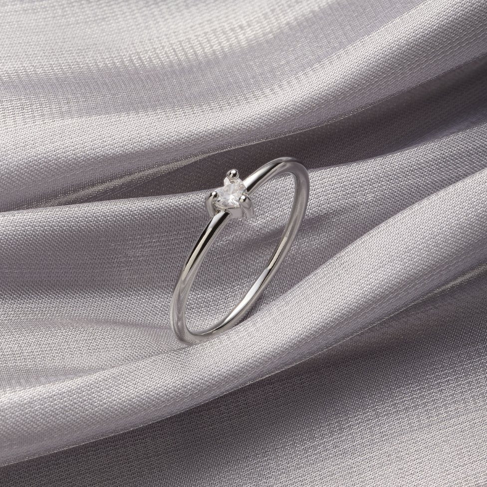 Anillo de Corazón de Cristal 'Kleine Liebe'
