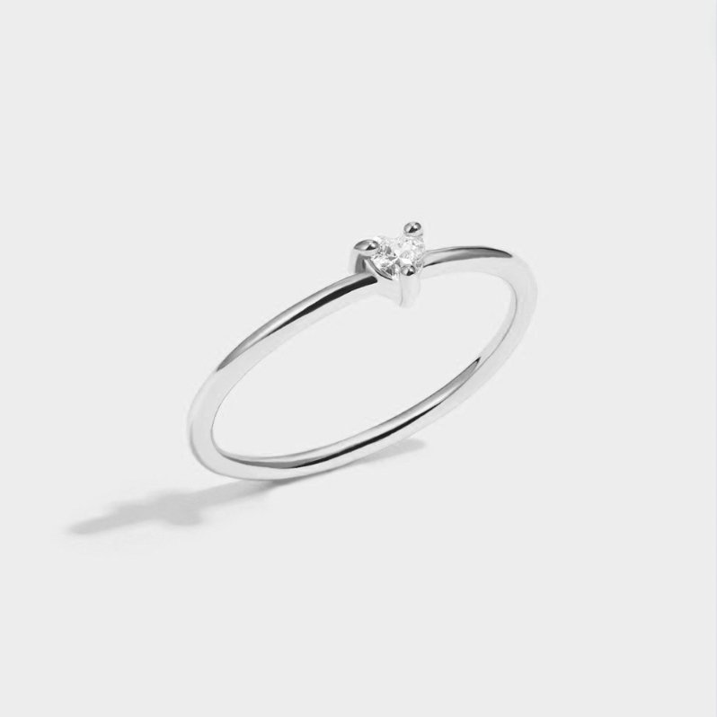 Anillo de Corazón de Cristal 'Kleine Liebe'