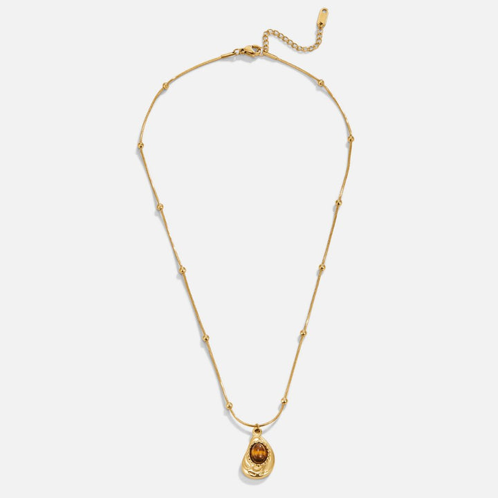 Collar con colgante de Tigerstein