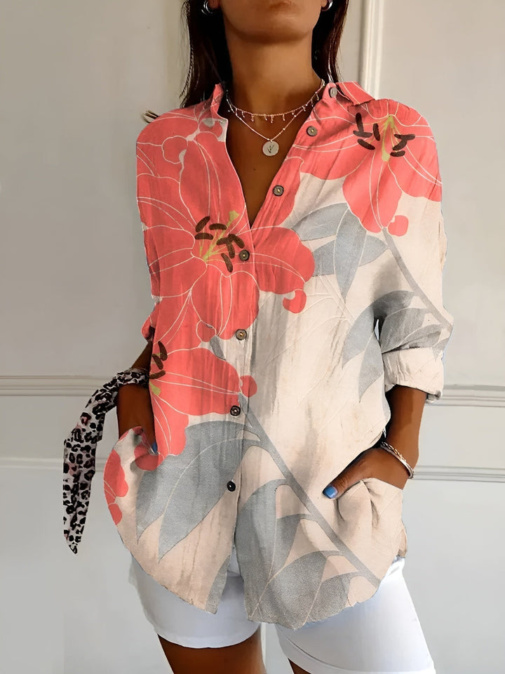 Maia | Blusa Floral de Confort