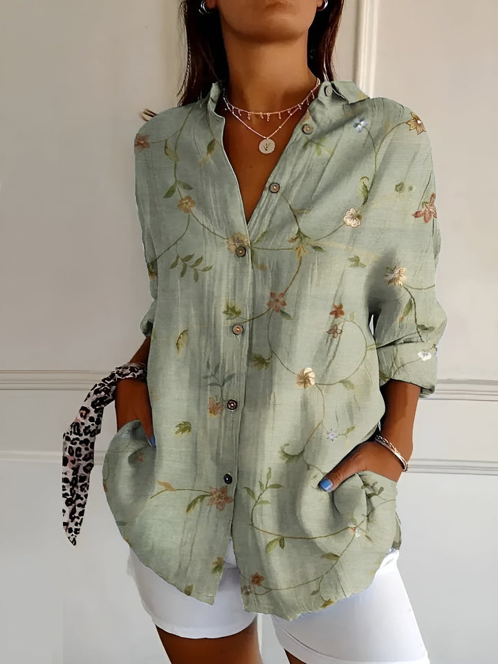 Maia | Blusa Floral de Confort