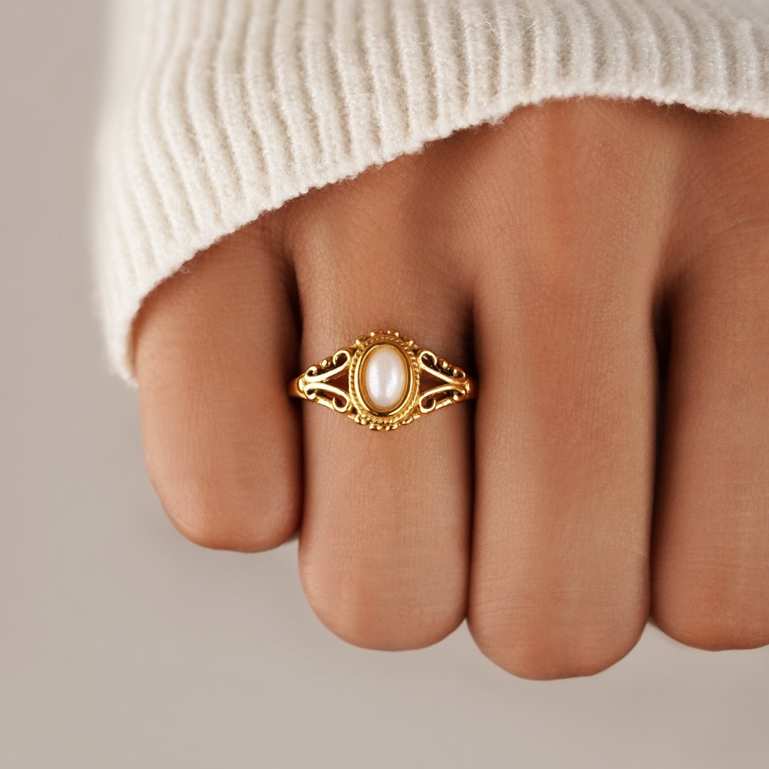 Anillo Vintage Royal Pearl