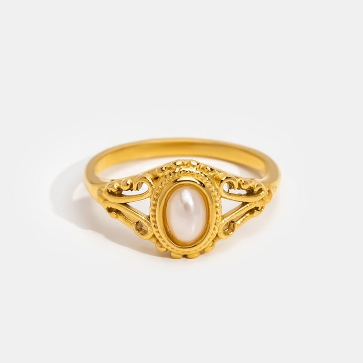 Basilia - Anillo de Perlas Vintage